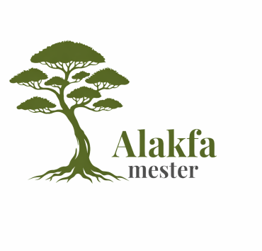 Alakfa mester logo - Biró János topiarista specialista kertész, Alakfa mester hivatalos logója